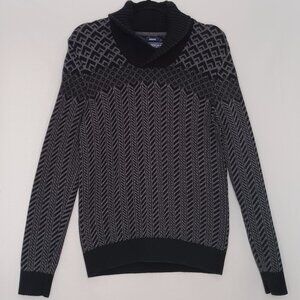 Men's American Rag Black Thick/Heavy 100% Cotton Sweater Size Medium